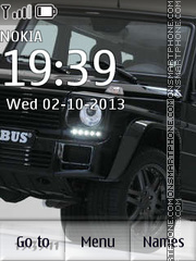 Mercedes Brabus tema screenshot