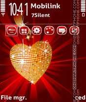 Glamorous heart adam11 theme screenshot