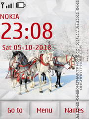 Russian Winter tema screenshot