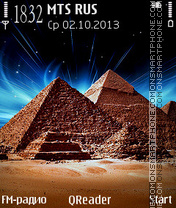 Pyramids tema screenshot