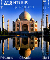 Taj-Mahal tema screenshot