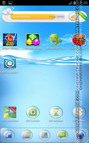 Clear Water theme screenshot