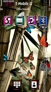 Butterflies 3.5 HD tema screenshot