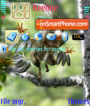 Green Animals theme screenshot