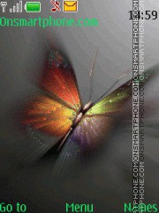 Abstract butterfly es el tema de pantalla