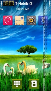 Swan Lake HD Theme-Screenshot