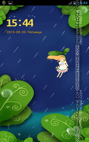 Green Wonderland tema screenshot