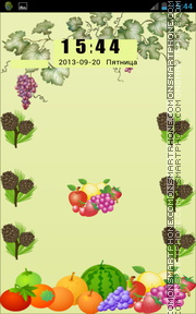 Fruits 10 theme screenshot