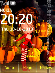 Halloween theme screenshot