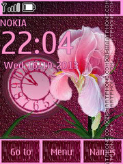 Flowers tema screenshot