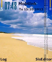 Sweet Beach tema screenshot