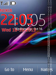 Xperia tema screenshot