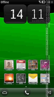 GreenTheme theme screenshot