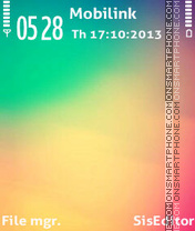 Colours bloom Theme-Screenshot