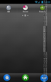 Black texture theme screenshot