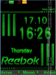 Reebok tema screenshot