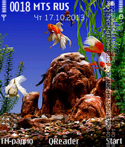 Aquarium theme screenshot