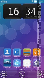 Bubbles 14 theme screenshot