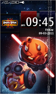 Скриншот темы Angry Birds Star Wars II