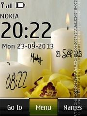 Romantic Evening Digital tema screenshot