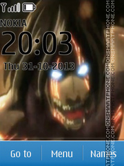 Attack on Titan tema screenshot
