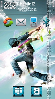 Hip-Hop Dance 01 tema screenshot