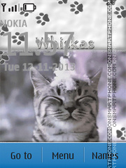 Whiskas es el tema de pantalla