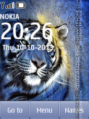 Tiger Head tema screenshot