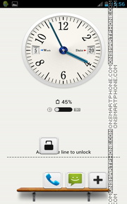 Скриншот темы Windows 8 Widget Clock