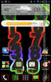 Numbers theme screenshot