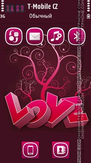 Pink Love v2 theme screenshot