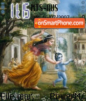 Capture d'écran Shree Krishna thème
