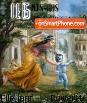 Shree Krishna es el tema de pantalla