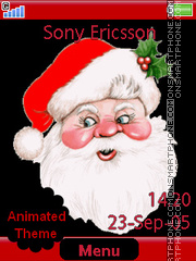 Father Christmas theme screenshot