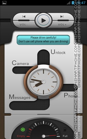 Tiptronic Clock tema screenshot