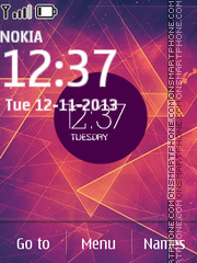 Ultraminimal Clock es el tema de pantalla