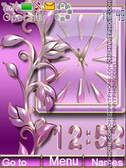 Purple Pattern tema screenshot