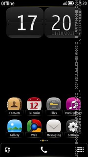 Gold Belle tema screenshot