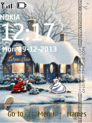 Winter Fun tema screenshot