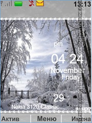 Winter tema screenshot