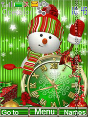 Snowman tema screenshot