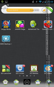 Estawar Grey tema screenshot