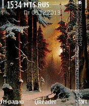 Capture d'écran Forest thème