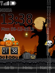 Angry Birds Hallloween theme screenshot