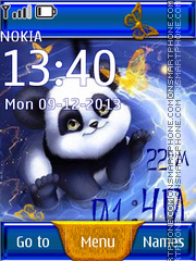 Cute Panda 03 es el tema de pantalla