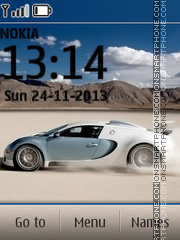 Capture d'écran Bugatti 20 thème