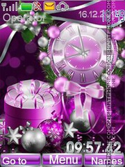 Скриншот темы Happy New Year (purple)