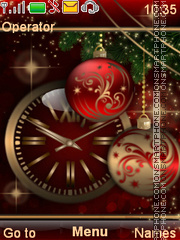 The red festive tema screenshot