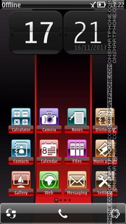 Devil Red Final tema screenshot