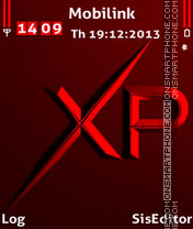 Red xp tema screenshot